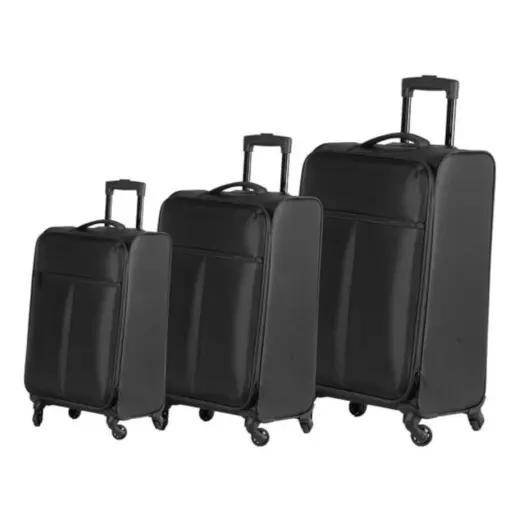 Black FlexLite Cabin Luggage Bag Set